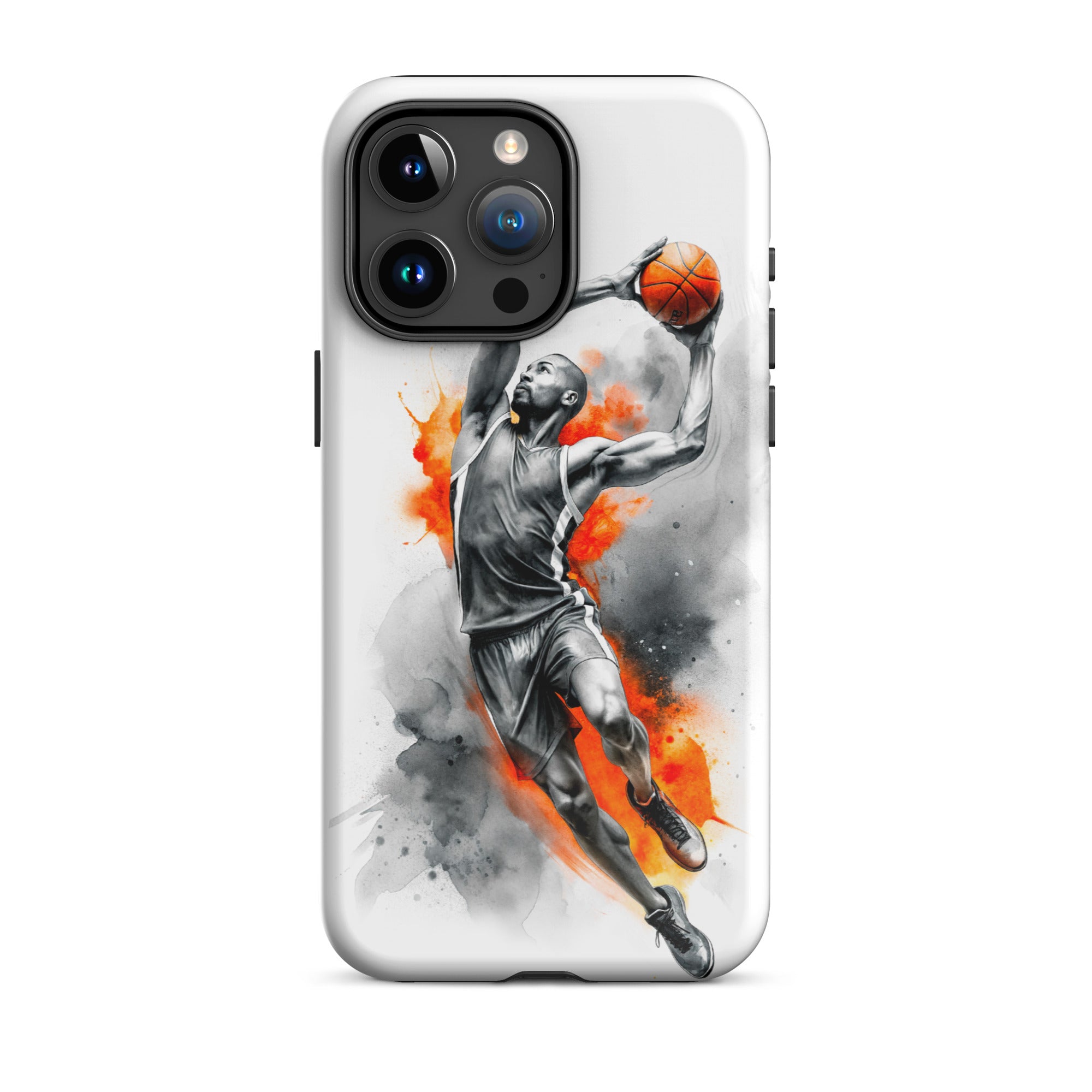 Coque d'iPhone® rigide Black Basketball Player